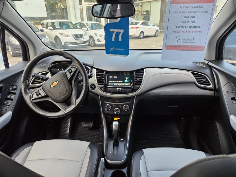 Chevrolet Tracker 1.8 Lt At 4x4 2020 Usado  Usado en Webautos.cl