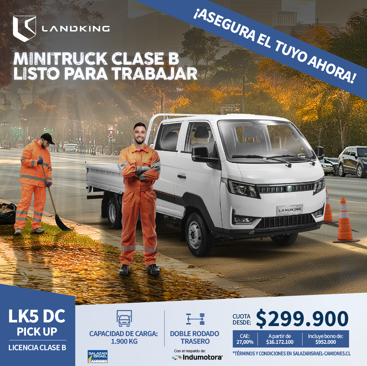 Landking Lk5 Dc Pick Up 2025  Usado en Salazar Israel - Camiones