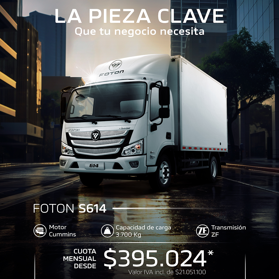 Foton S614 Trans. Zf 2025  Usado en Salazar Israel - Camiones