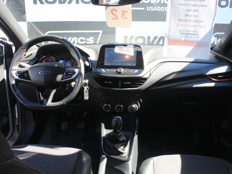 Chevrolet Onix 1.0 Hb  Rs  Mt 2024 Usado  Usado en Kovacs Usados