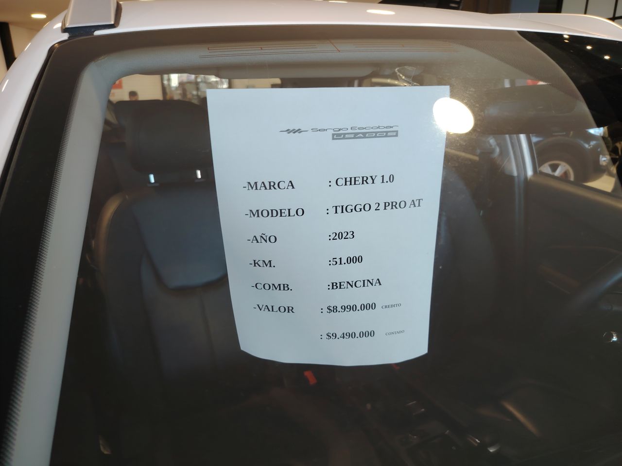 Chery Tiggo 2 pro Tiggo 2 Pro Glx Cvt 1.0 Aut 2023 Usado en Usados de Primera - Sergio Escobar