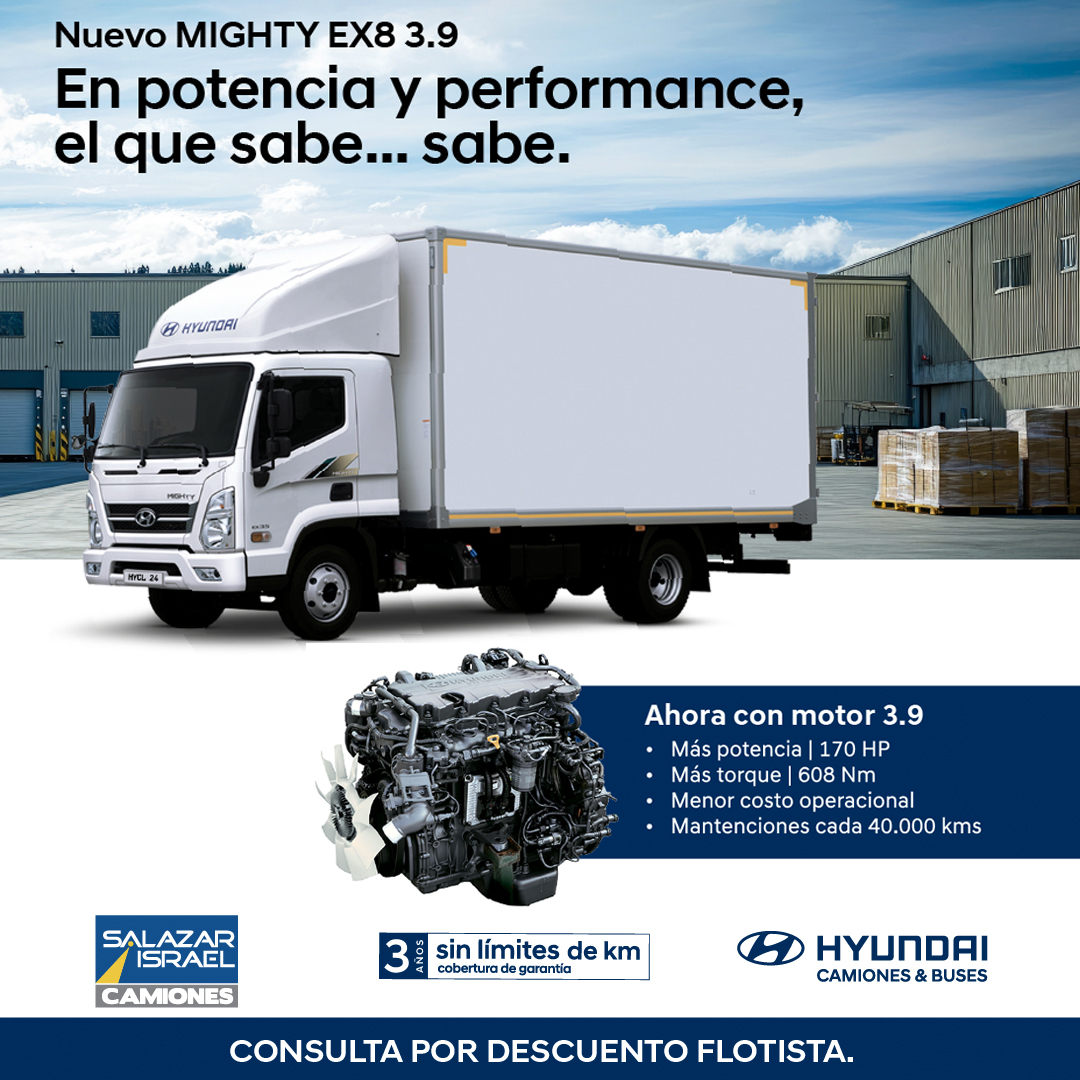 Hyundai Mighty Ex8 2025  Usado en Salazar Israel - Camiones