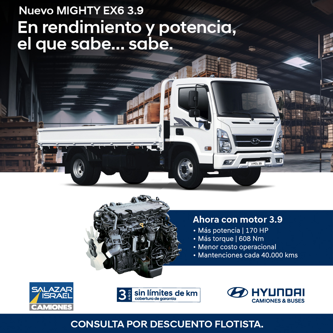 Hyundai Mighty Ex6 2025  Usado en Salazar Israel - Camiones