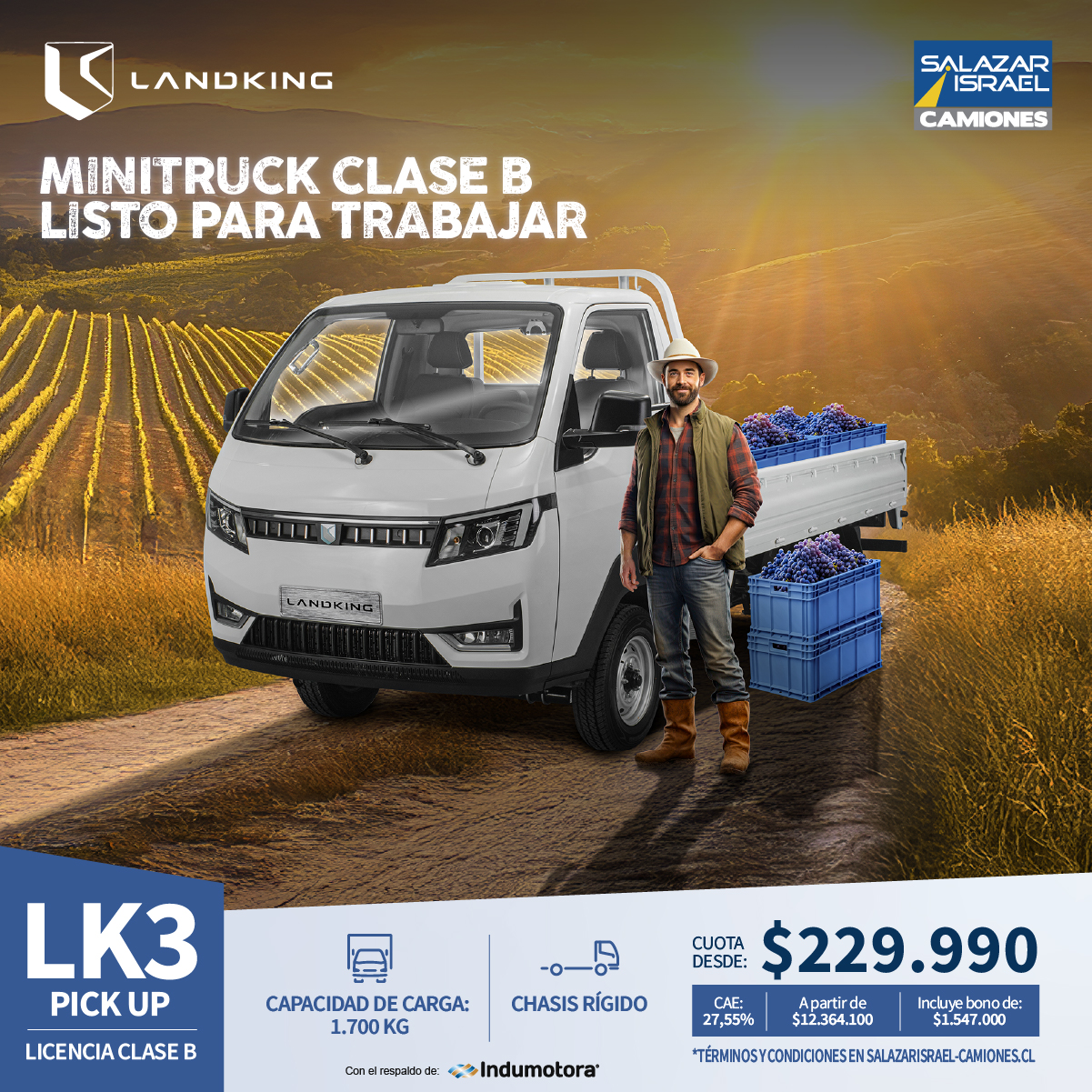 Landking Lk3 Pick Up 2024  Usado en Salazar Israel - Camiones