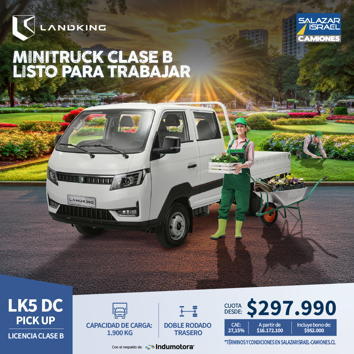 Landking Lk5 Dc Pick Up 2025  Usado en Salazar Israel - Camiones