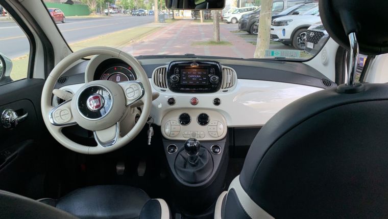 Fiat 500 1.4 Lounge 100 Cv Cuero Hb Techo Panoramico Mt 3p 2019 Usado  Usado en Webautos.cl