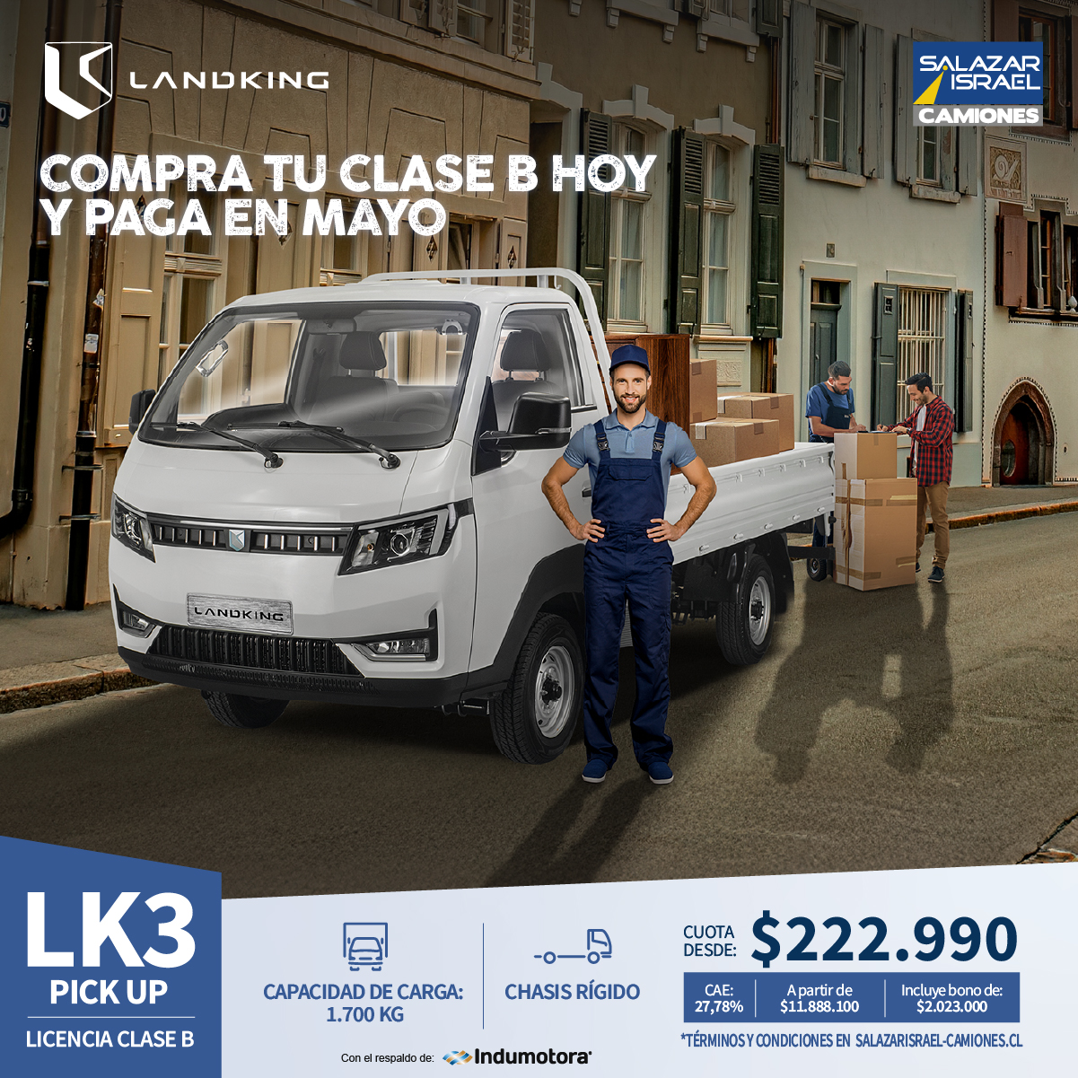 Landking Lk3 Pick Up 2026 Salazar Israel - Camiones