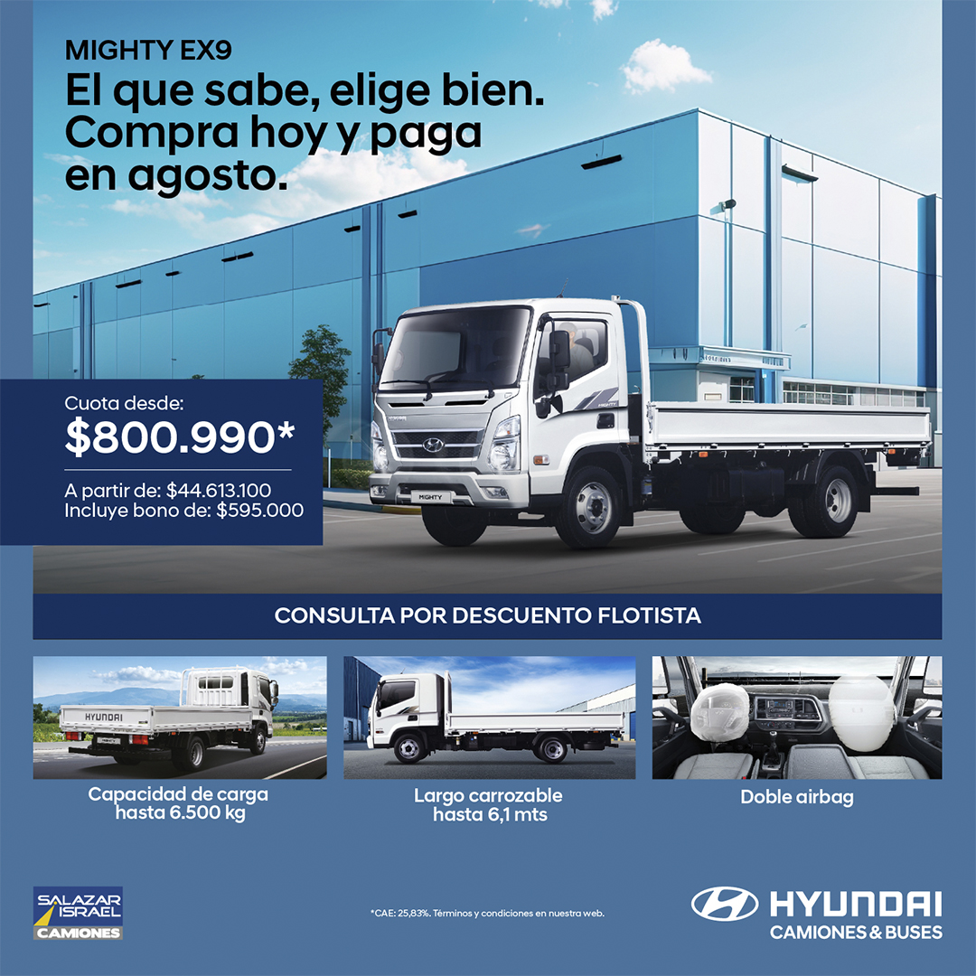 Hyundai Mighty Ex9 2025 Salazar Israel - Camiones