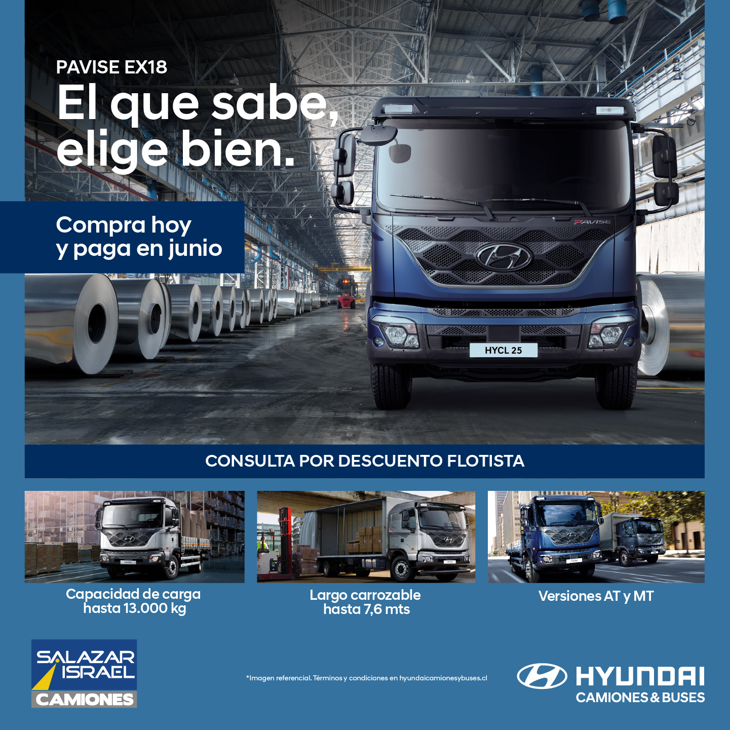Hyundai Pavise ex18 At 2025 Salazar Israel - Camiones