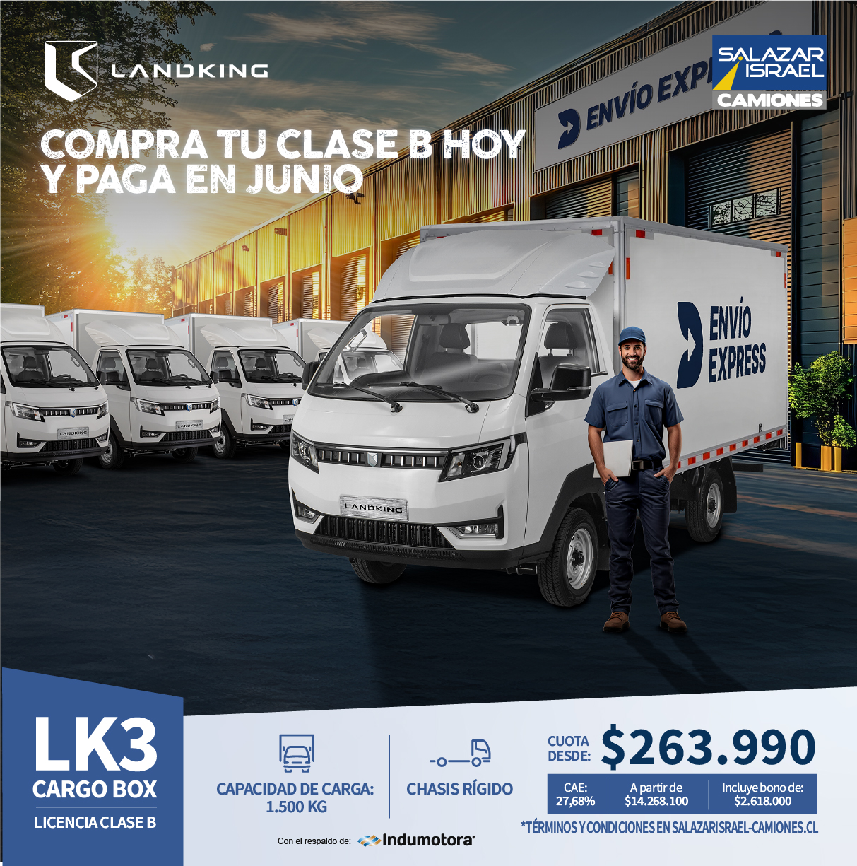Landking Lk3 Cargo Box 2025 Salazar Israel - Camiones