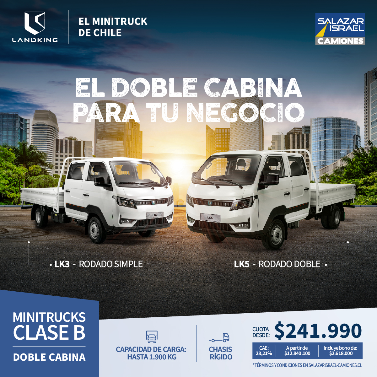 Landking Lk3 Dc 2025 Salazar Israel - Camiones