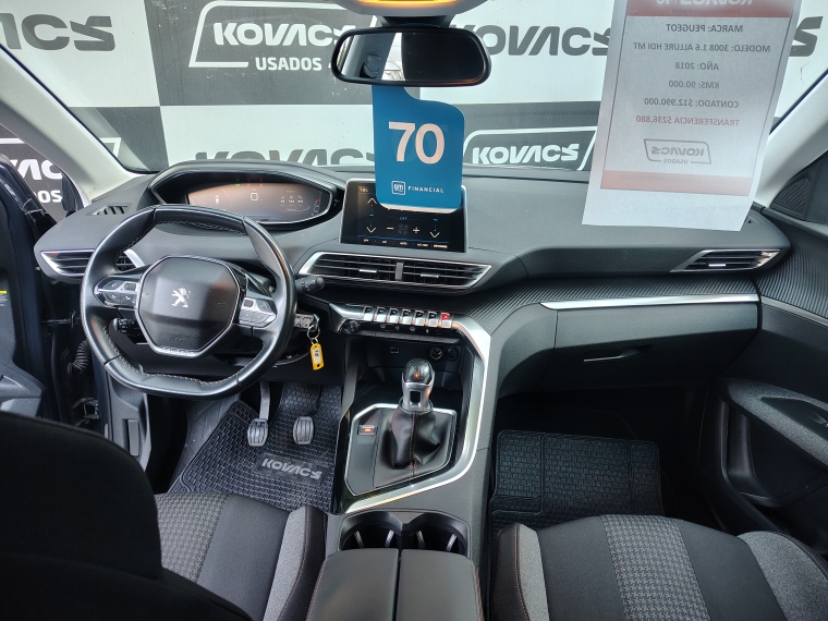 Peugeot 3008 1.6  Active Blue Hdi Mt 2018 Usado  Usado en Webautos.cl