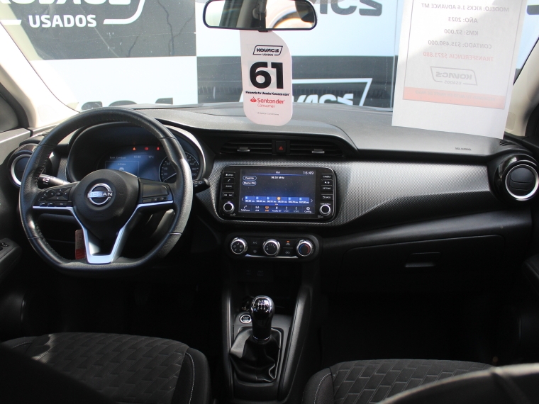 Nissan Kicks 1.6  Advance  Mt 2023 Usado  Usado en Kovacs Usados