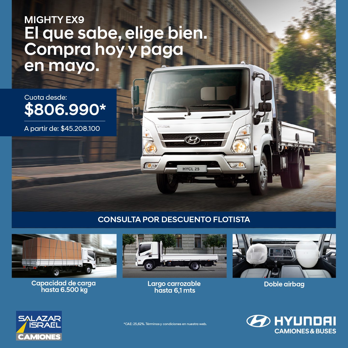 Hyundai Mighty Ex9 2025 Salazar Israel - Camiones