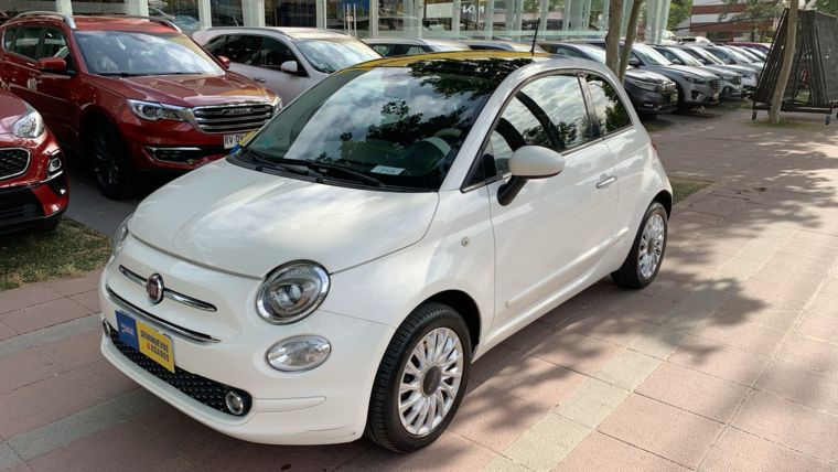 Fiat 500 1.4 Lounge 100 Cv Cuero Hb Techo Panoramico Mt 3p 2019 Usado  Usado en Webautos.cl