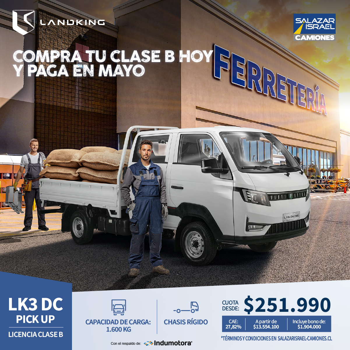 Landking Lk3 Dc 2025 Salazar Israel - Camiones
