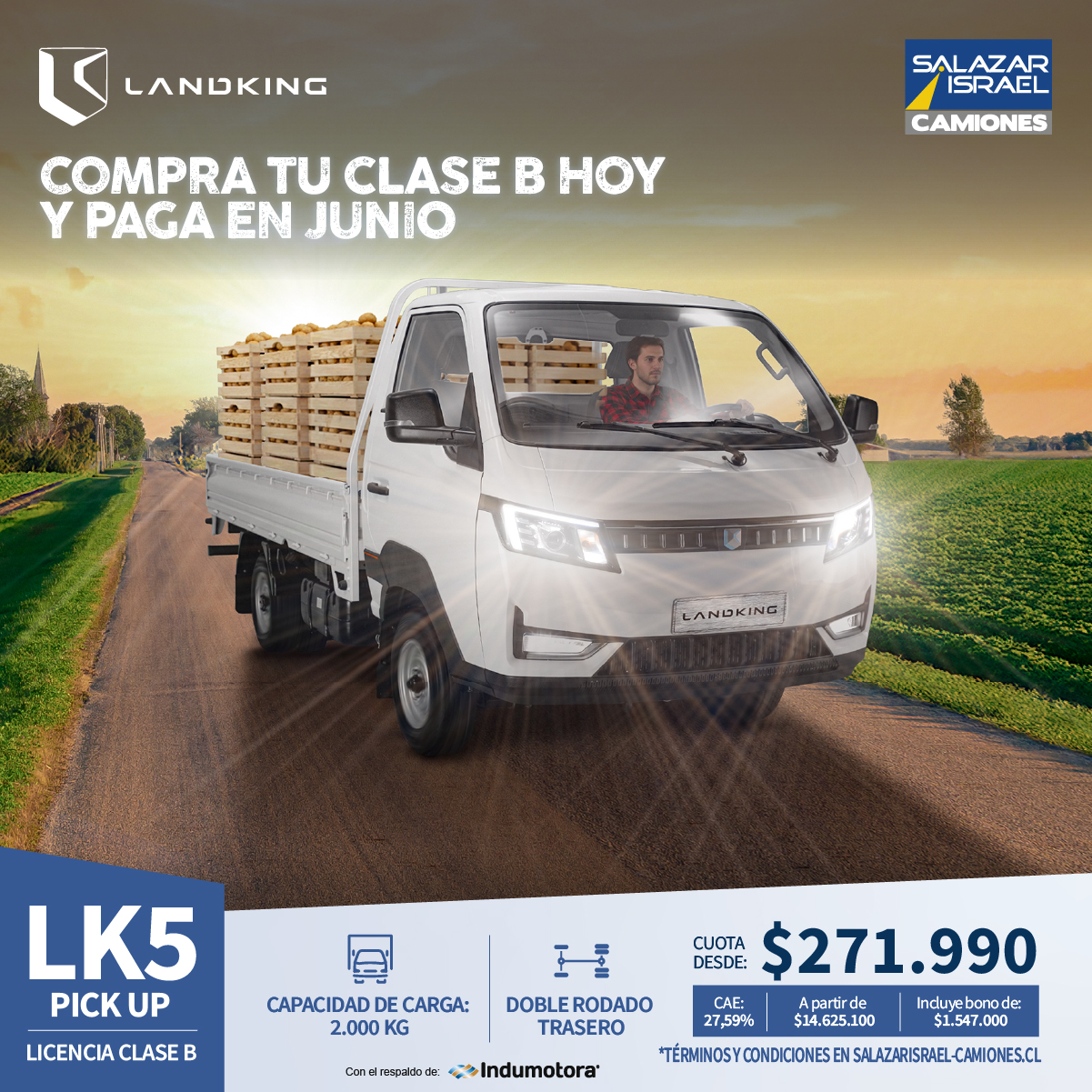Landking Lk5 Pick Up 2025 Salazar Israel - Camiones
