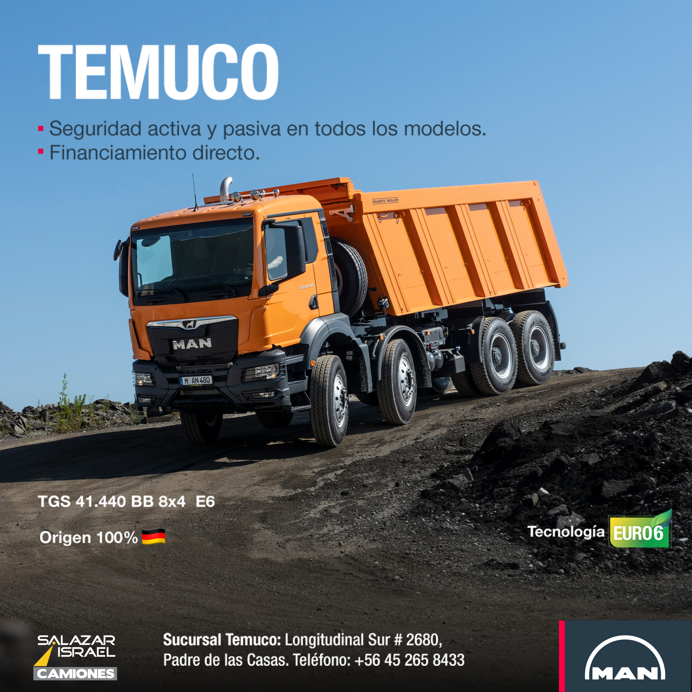 Man Tgs 41.440 Bb 8x4 E6 2025 Salazar Israel - Camiones