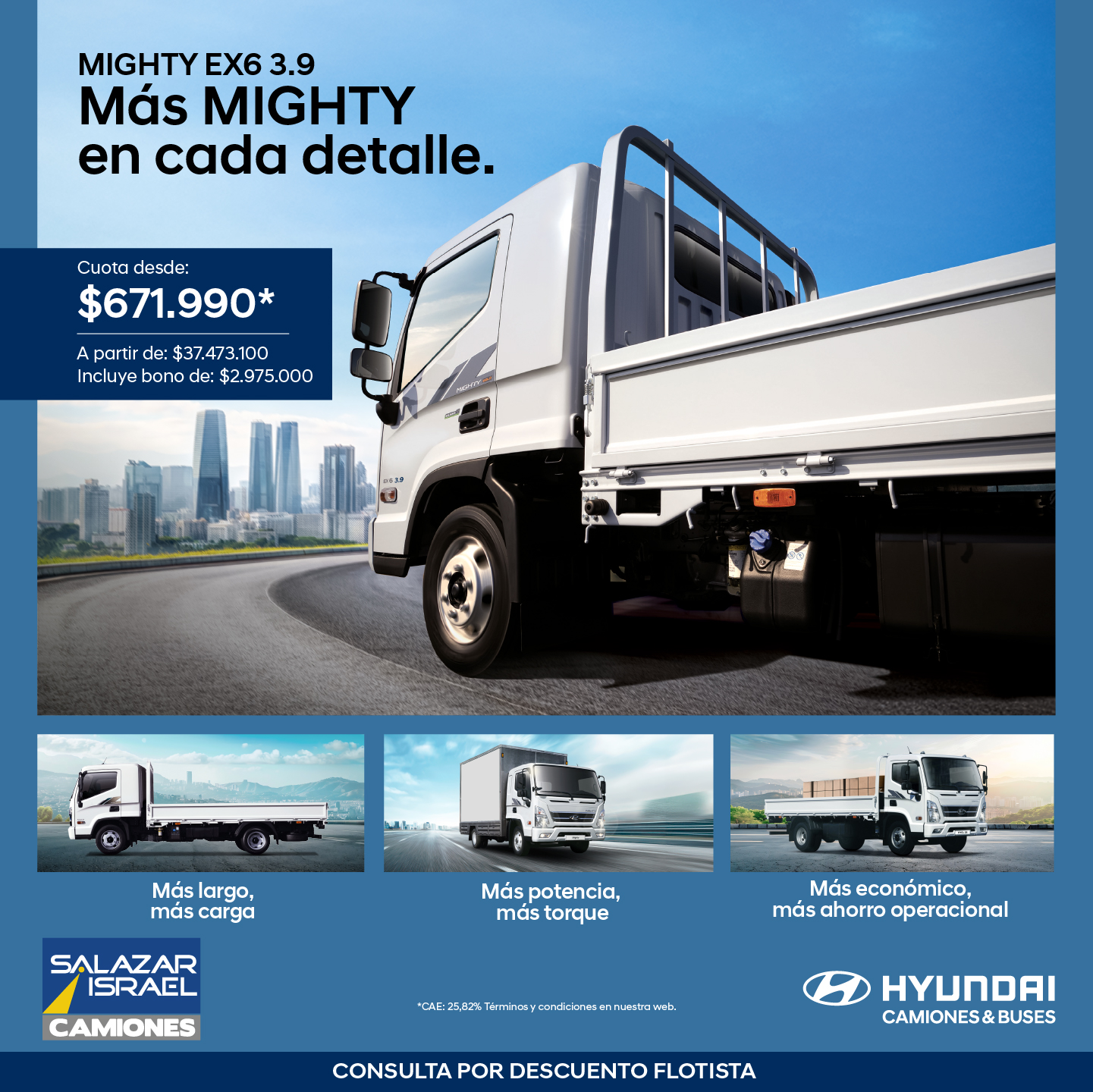 Hyundai Mighty Ex6 2025 Salazar Israel - Camiones