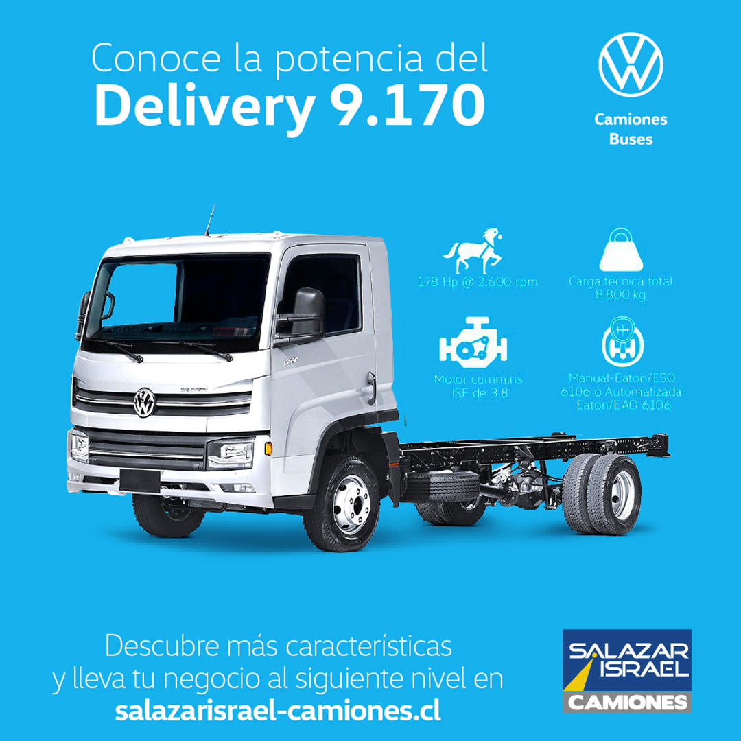 Volkswagen Delivery 9.170 V Tronic 2024  Usado en Salazar Israel - Camiones
