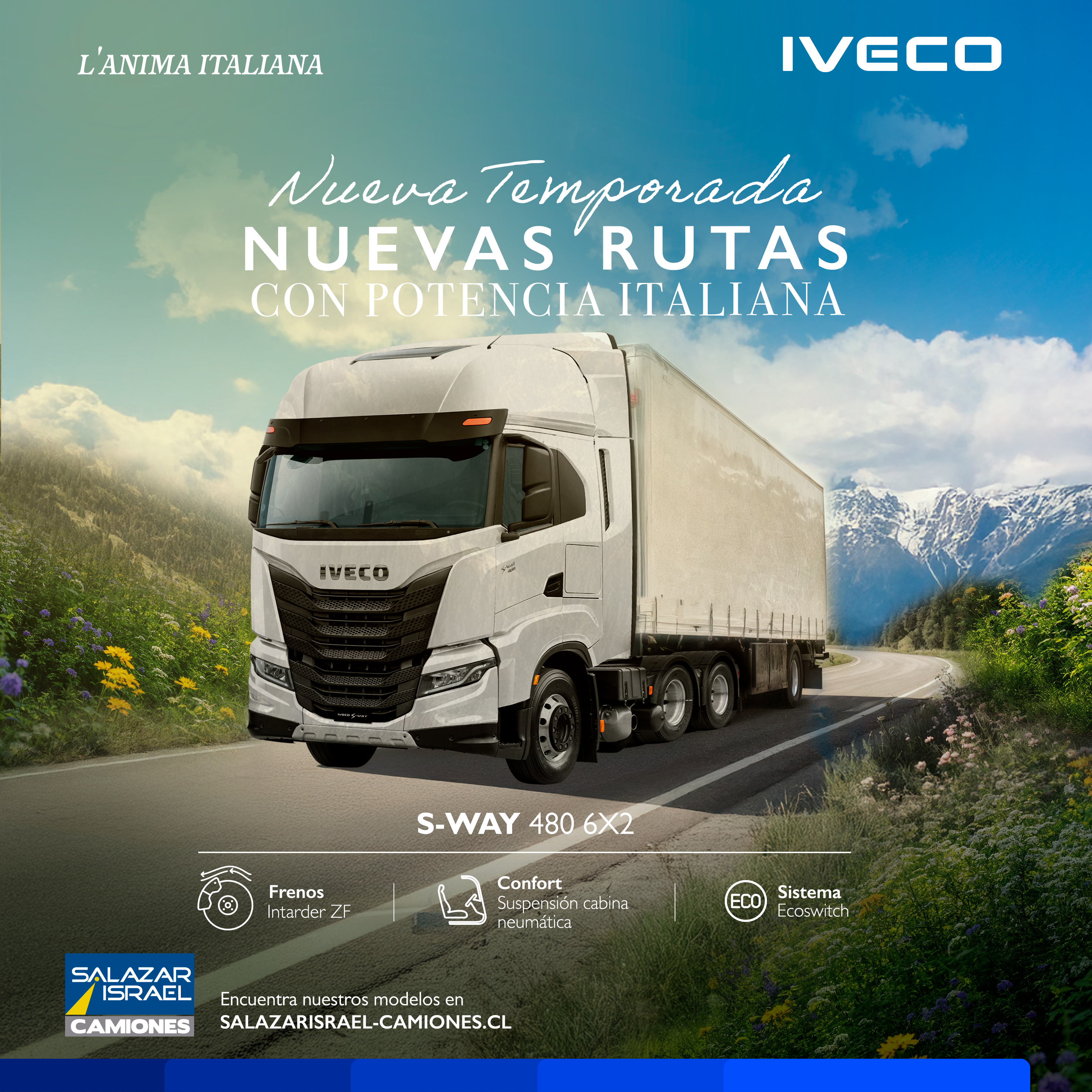 Iveco Sway 480 6x2 2025 Salazar Israel - Camiones
