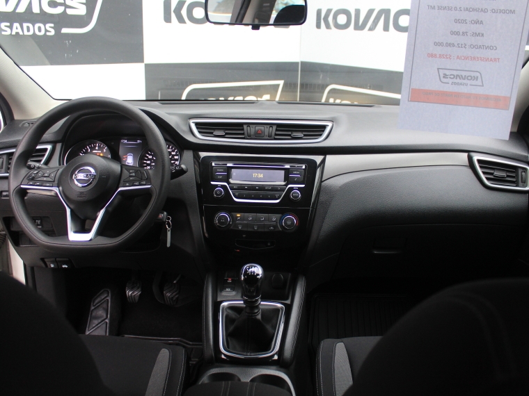 Nissan Qashqai 2.0 Sense  Mt 2020 Usado  Usado en Kovacs Usados