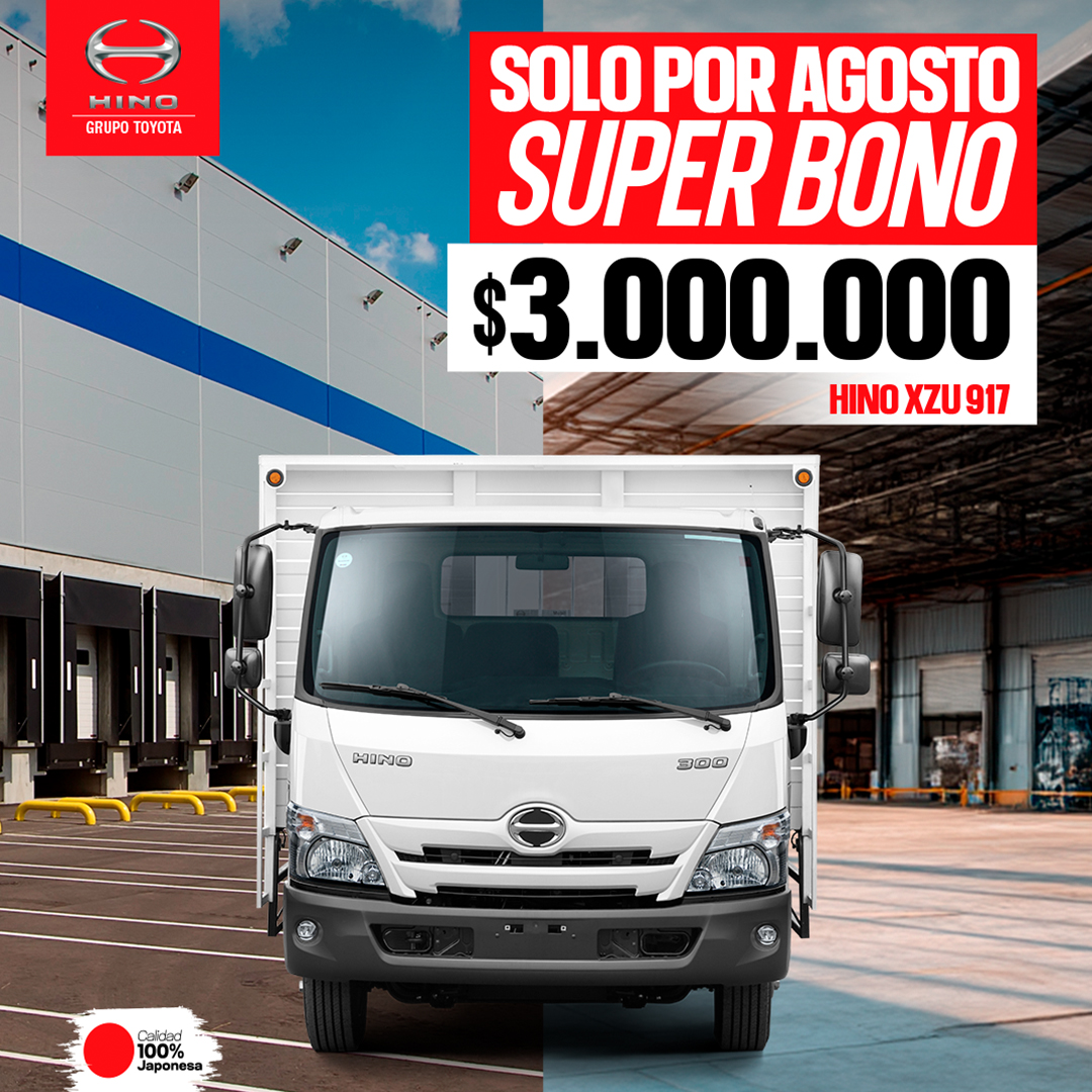 Hino Xzu 917 Mt Serie 300 2025  Usado en Salazar Israel - Camiones