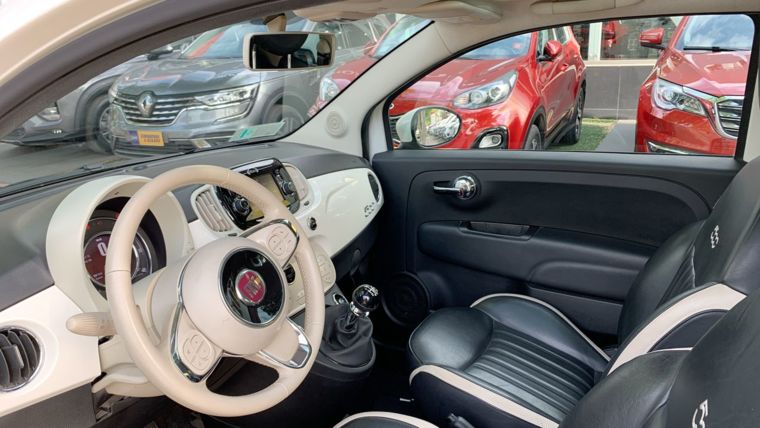 Fiat 500 1.4 Lounge 100 Cv Cuero Hb Techo Panoramico Mt 3p 2019 Usado  Usado en Webautos.cl
