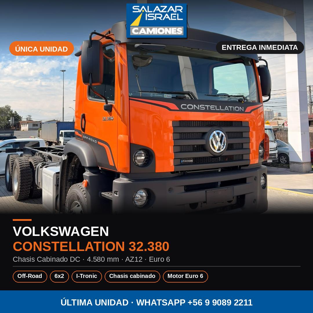 Volkswagen Constellation 32.380 Euro6 2026 Salazar Israel - Camiones