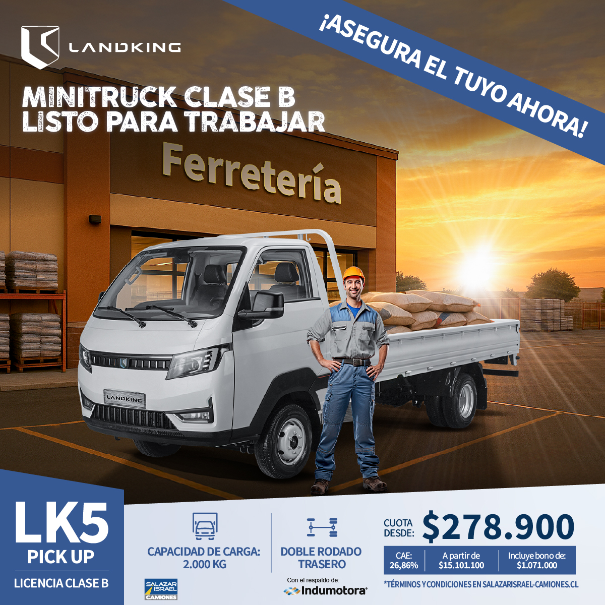 Landking Lk5 Pick Up 2025  Usado en Salazar Israel - Camiones