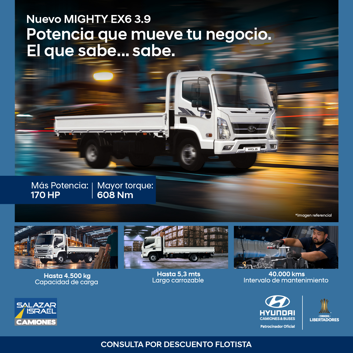 Hyundai Mighty Ex6 2025  Usado en Salazar Israel - Camiones